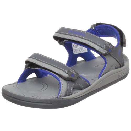 Columbia Sportswear BC4560 Techsun 3 Strap Sport Sandal (Toddler/Little Kid/Big Kid),Castlerock/Nautical Blue,13 M US Little Kid