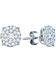 0.50CT DIAMOND SOLI STAR EARRING