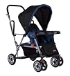 Joovy Caboose Stand-On Tandem Stroller Blue Check