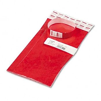 Set A Shopping Price Drop Alert For Advantus Crowd Management Tyvek Wristbands, Sequentially Numbered, Red, Pack of 100 (AVT75441)