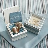 Set of 24 Beach Theme Wooden Trinket Boxes Wedding Party Favors Gifts