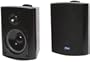 TIC CORPORATION AS P60B Indoor/Outdoor 60-Watt Speakers with 70 Volt Switching (Black)