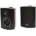 TIC CORPORATION AS P60B Indoor/Outdoor 60-Watt Speakers with 70 Volt Switching (Black)