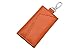 Heshe Fashion Genuine Leather Key Case Pure Color 6 Key Holder Keychain Key Ring