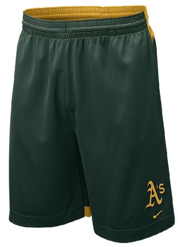 Nike Oakland A?s MLB Team Issued NikeFIT Baseball Training Shorts