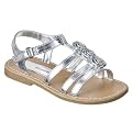 Toddler Girls' Genuine Kids by OshKosh Jaiden Flower Gladiator Sandals - Silver