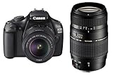 CANON EOS 1100D + zoom CANON 18-55 IS + zoom TAMRON 70-300mm