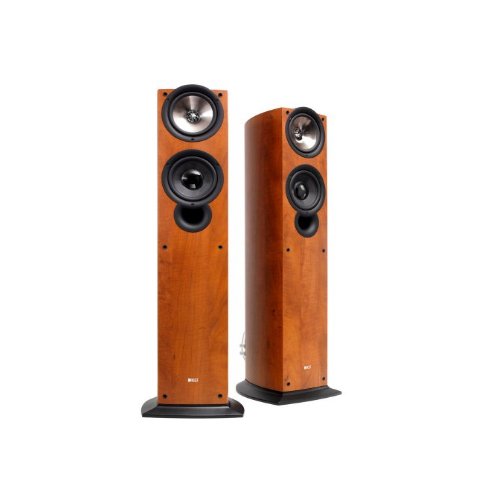 KEF iQ50DA Floor Standing Speaker (Single, Dark Apple)
