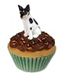 Rat Terrier Figurine - Cup Cake - Trinket Box