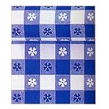 Gingham Check Blue Tableroll by Arkansas Flag and Banner