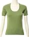 ＊新着＊three dots COTTON MELANGE SCOOP NECK / スリードッツ : 半袖でAmazonアフィリエイトツール