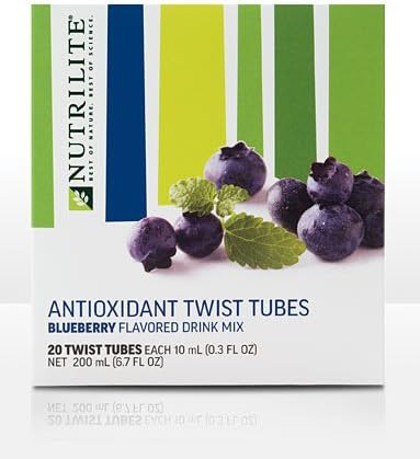 NUTRILITE Twist Tubes - Blueberry flavor with Antioxidants (20 tubes)
