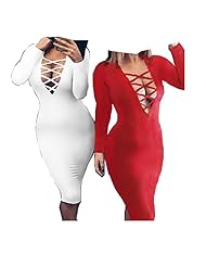 Sexy V-neck Long Sleeves Winter Cotton Bandage Dress/Bodycon Dress/Party Dress 