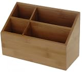 Produkt-Bild: Edler BAMBUS Schreibtischbutler - Schreibtischorganizer - Stiftehalter - Stiftebox - Organizier - 27 x 12 x 18 cm (LxBxH