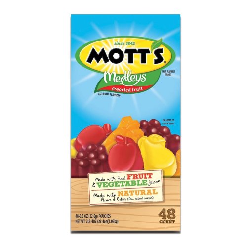 Mott's Medleys Assorted Fruit Flavored Snacks 48 Pouches 38.4oz