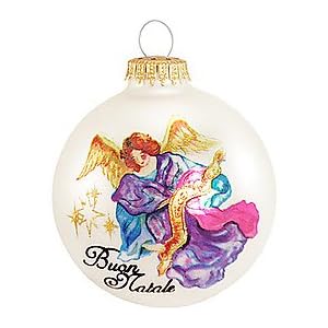 Click to buy Christmas decorations : Italian greeting ornament from Amazon!