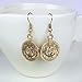 QIYUN.Z Tribal Jewelry Flat Round Dangle Coin Tassel Pendant Chain Necklace For Women