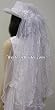 Pearlace Bridal Hat in Felt, White