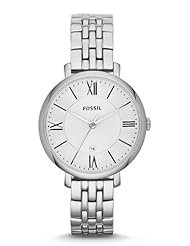 Fossil Womens ES3433 Jacqueline Analog Display Analog Quartz Silver Watch