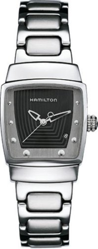 Hamilton Watches, Hamilton Everest Stainless Steel Black Dial H16211132 Watch, Womens Watches, Womens Hamilton Watches