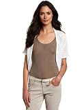 Chaus Womens Honeycomb Stitch Shrug
