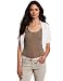 Chaus Women's Honeycomb Stitch Shrug, Ultra White, X-Large