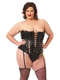 Full Lace Up Leather Corset