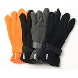 Urban Boundaries - Urban Boundaries Lined Adjustable Fleece Glove for Men (One Size fits Most)