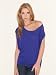 GUESS Chandis Short-Sleeve Top, ELECTRICITY (LARGE)
