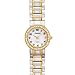 Medana Women's Prestige Two Tone Bracelet Watch with Stone Bezel