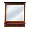 Home 17" Mid-Tone Wood Wall Mirror - Honey