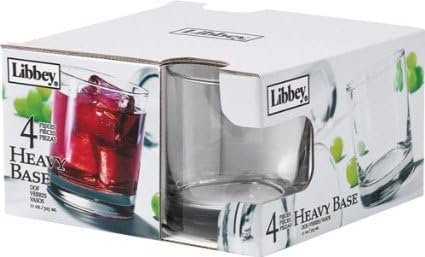 4 Pack - Double Old Fashioned Glass 13.5 ounce