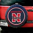 Nebraska Cornhuskers NCAA Spare Tire Cover by Fremont Die (Black)