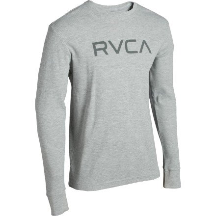 RVCA Big Rvca Thermal Shirt - Long-Sleeve - Mens Athletic Heather, XXL