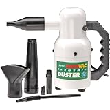 DataVac Electric Duster Green Alternative to Canned Air White 8 H x 3 5 W x 6 5 D