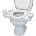 Ableware 725600050 Elevated Push Up Toilet Seat with Armrest