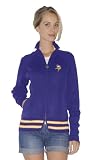 NFL Women's Minnesota Vikings Sweater Mix Jacket (Purple, Medium)