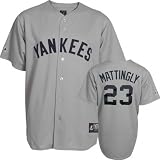 Don Mattingly New York Yankees Grey Cooperstown Replica Jersey