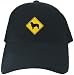 CAPS BLACK EMBROIDERY  AUSTRALIAN SHEPHERD SIGN 