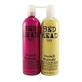TIGI Bed Head Dumb Blonde Shampoo and Reconstructor Conditioner Duo - 25.36oz each