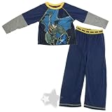 Batman Navy Pajamas for Boys with Thermal Sleeves