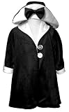 Boutique Black and White Minky Reversible Coat & Hat Set Size 14
