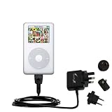 International Wall / AC Charger for the Apple iPod Photo (30GB) - Gomadic Brand w/ TipExchange Technology
