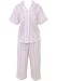 Karen Neuburger That Touch of Pink Stripe Shortsleeve Crop Pajama