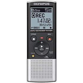 Olympus VN-8100PC Digital Voice Recorder 142600 (Silver and Black) by