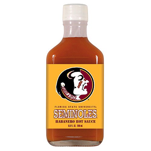 Florida State Seminoles NCAA Hot Sauce - 6.6oz flask by Hot Sauce Harry