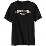 T-Shirt Black  Honor Graduate - Golf University  Sports