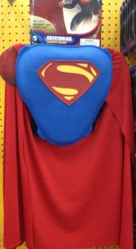 Superman Cape and Attachable Chest Plate