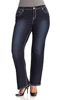 WallFlower Juniors Plus Size Basic Legendary Bootcut Jeans