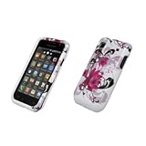EMPIRE Purple Flower Design Snap-On Cover Case for Samsung Galaxy S i9000